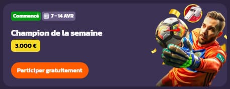 Coolzino Casino champion semaine